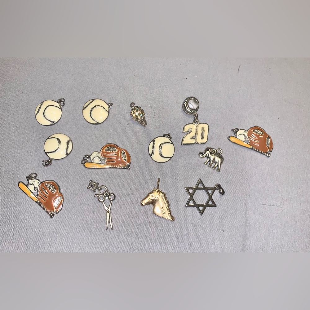 A lot of Charms! 13 total.